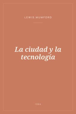 Portada de La ciudad y la tecnología