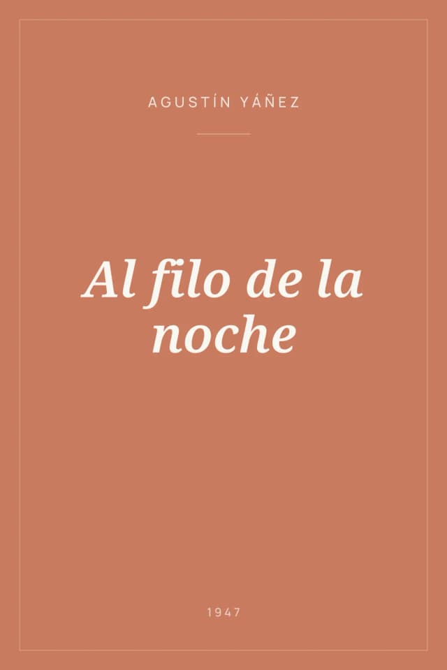 Portada de Al filo de la noche