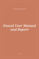 Portada de Pascal User Manual and Report