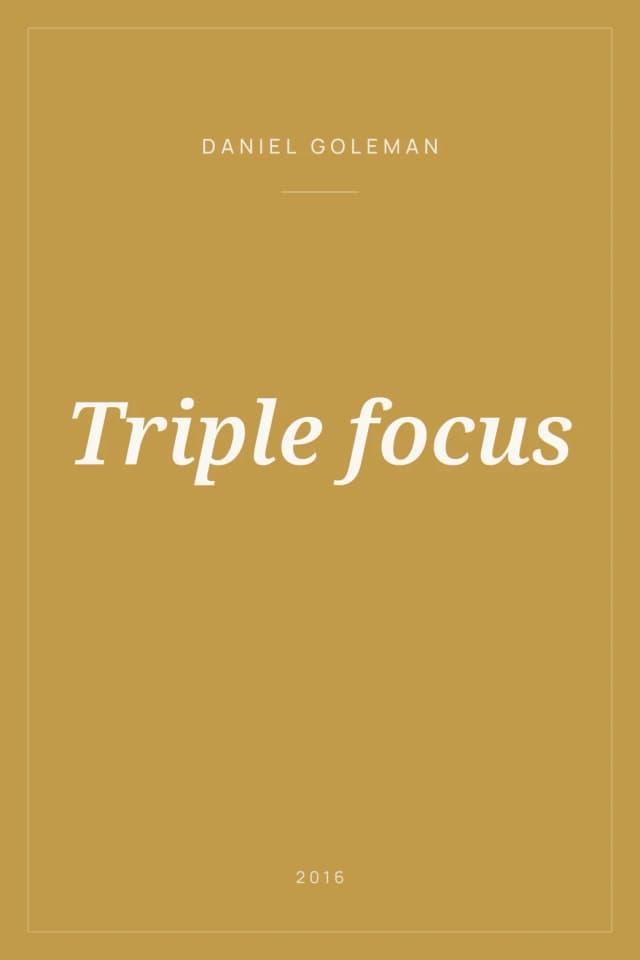 Portada de Triple focus