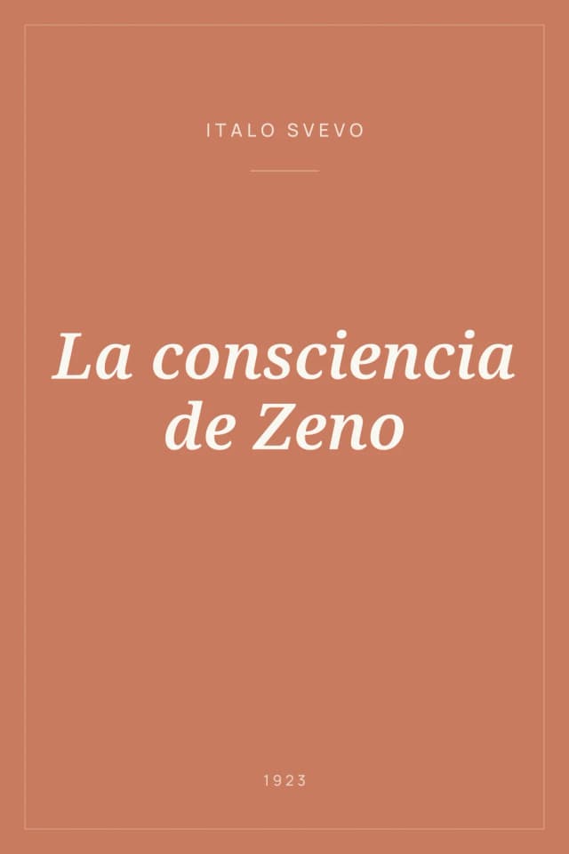 Portada de La consciencia de Zeno