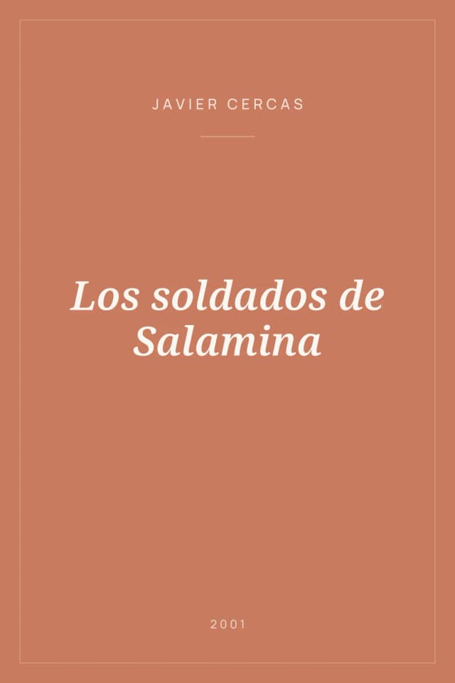 Portada de Los soldados de Salamina