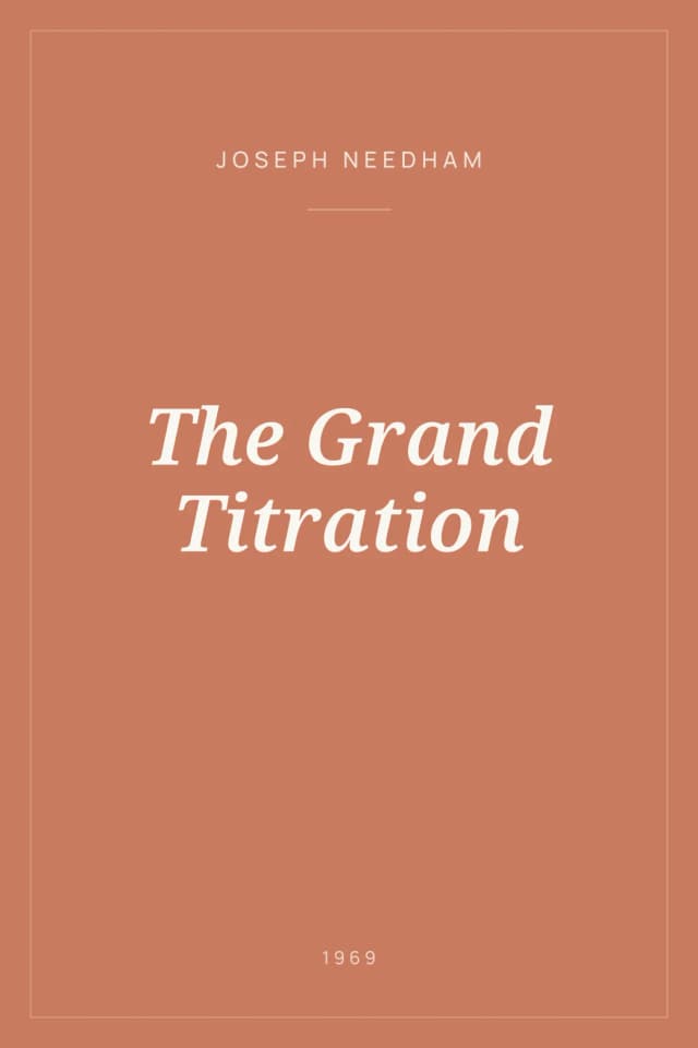 Portada de The Grand Titration