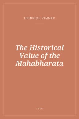 Portada de The Historical Value of the Mahabharata