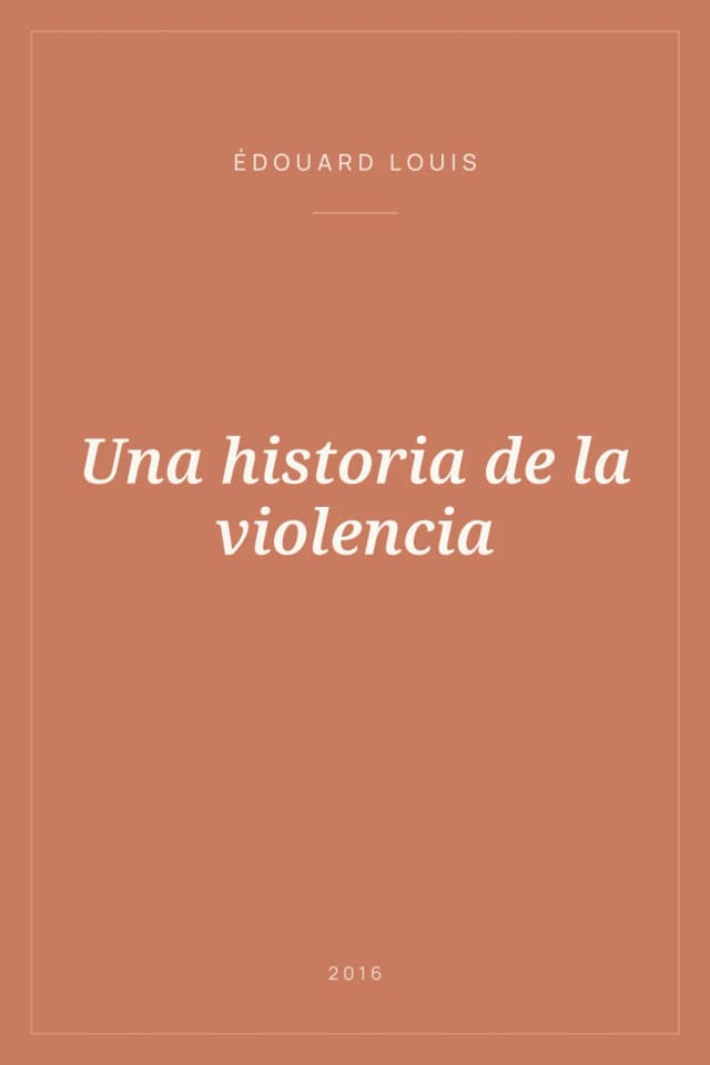 Portada de Una historia de la violencia