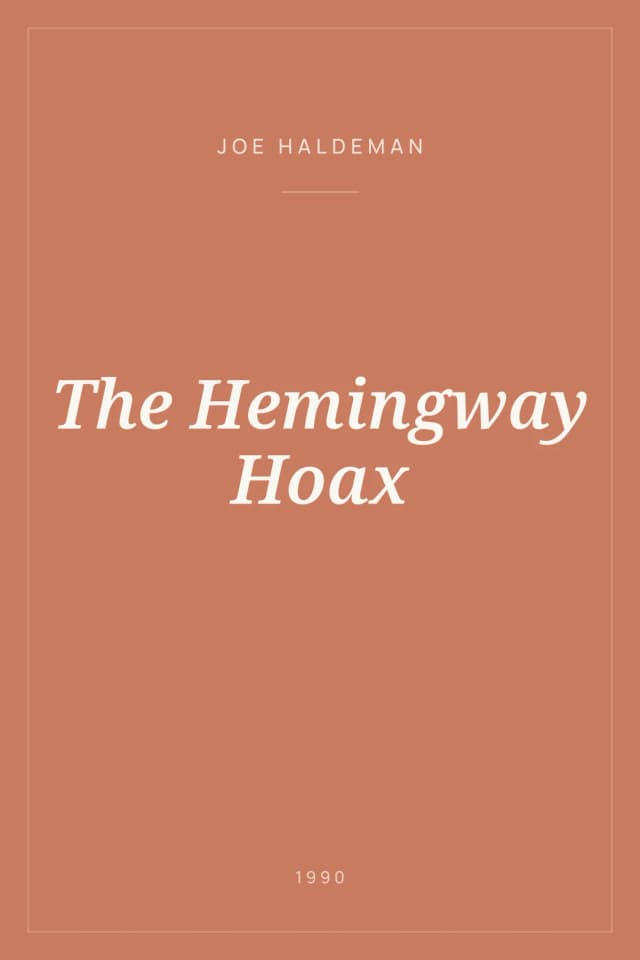 Portada de The Hemingway Hoax