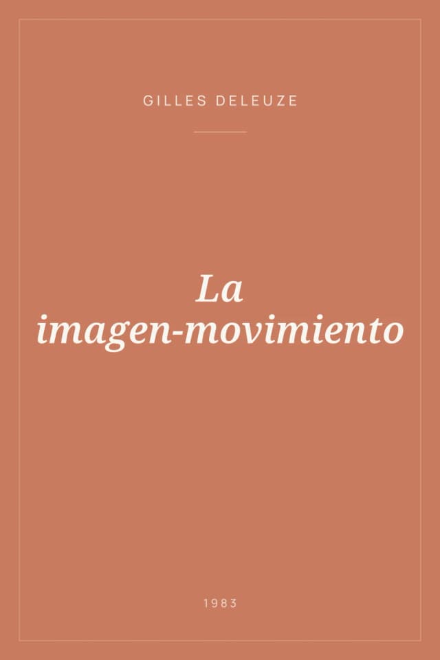 Portada de La imagen-movimiento
