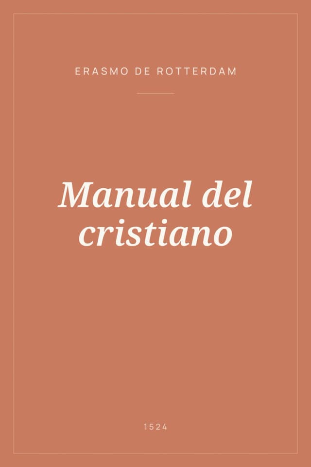 Portada de Manual del cristiano