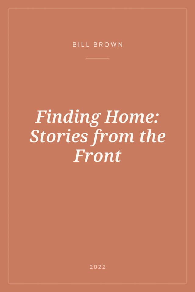 Portada de Finding Home: Stories from the Front