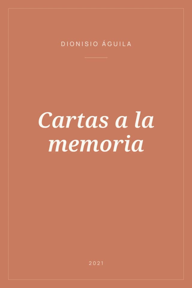 Portada de Cartas a la memoria