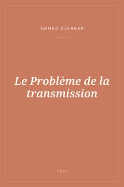 Portada de Le Problème de la transmission