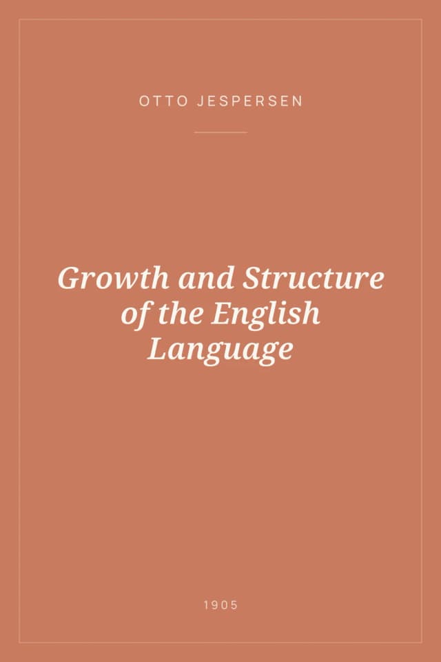 Portada de Growth and Structure of the English Language