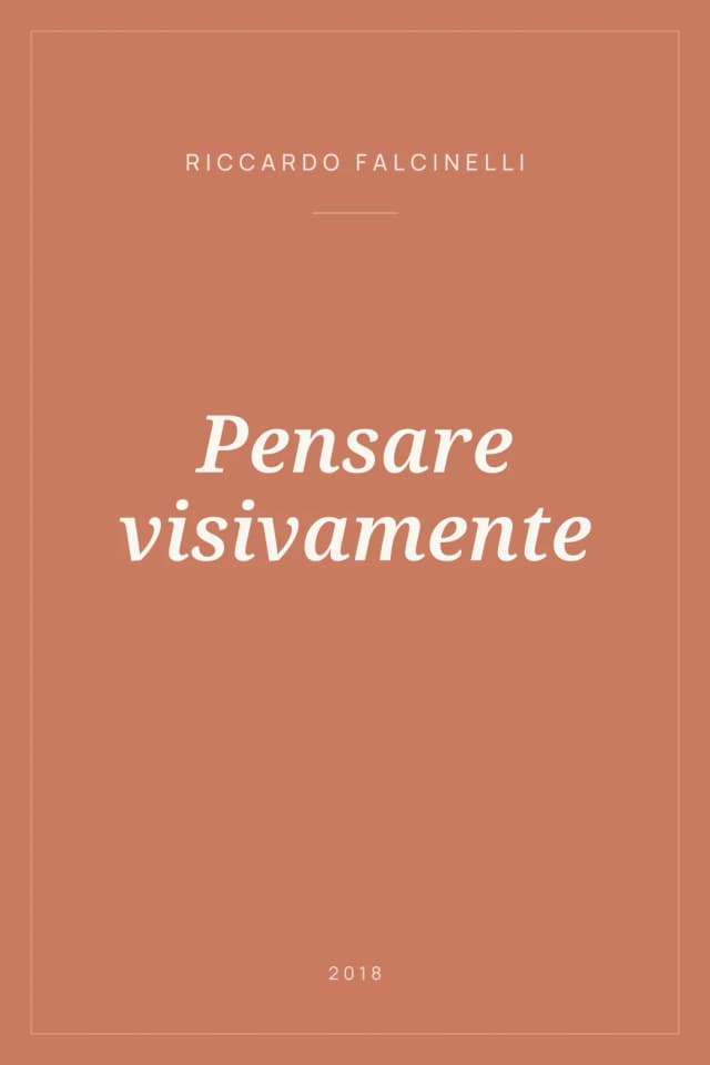Portada de Pensare visivamente