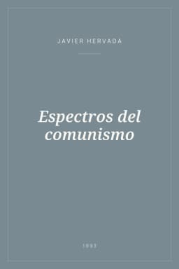 Portada de Espectros del comunismo