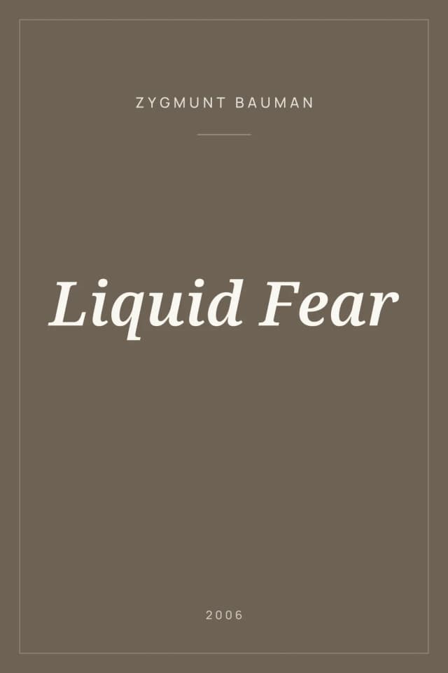 Portada de Liquid Fear