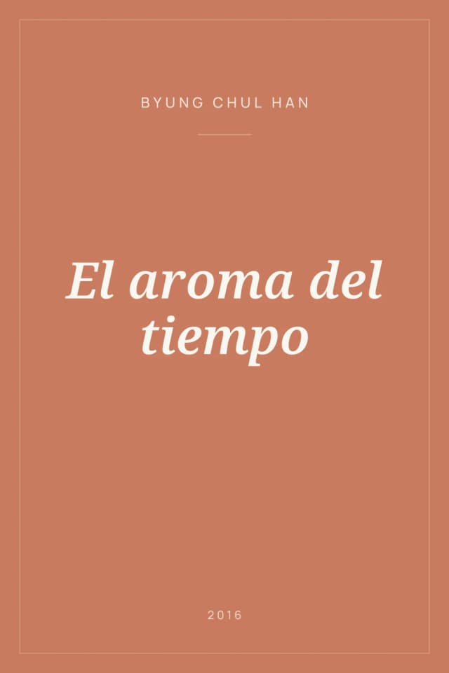 Portada de El aroma del tiempo