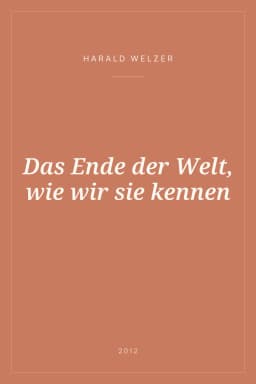 Portada de Das Ende der Welt, wie wir sie kennen
