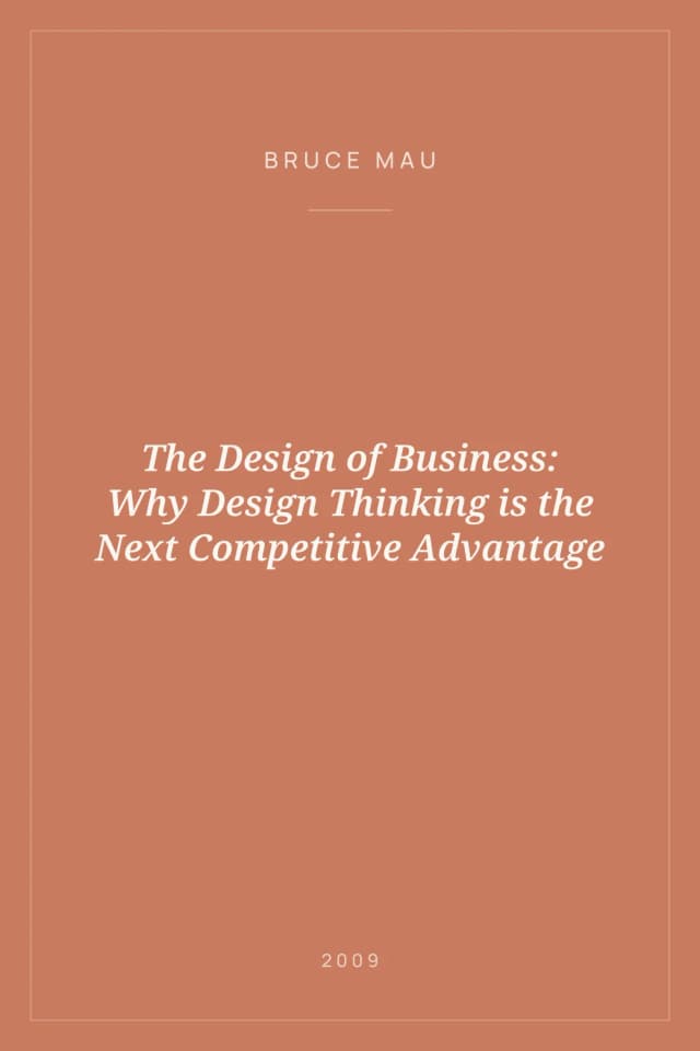 Portada de The Design of Business: Why Design Thinking is the Next Competitive Advantage