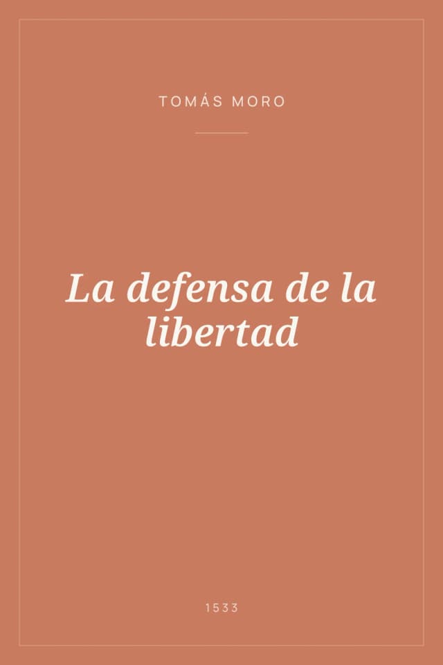 Portada de La defensa de la libertad