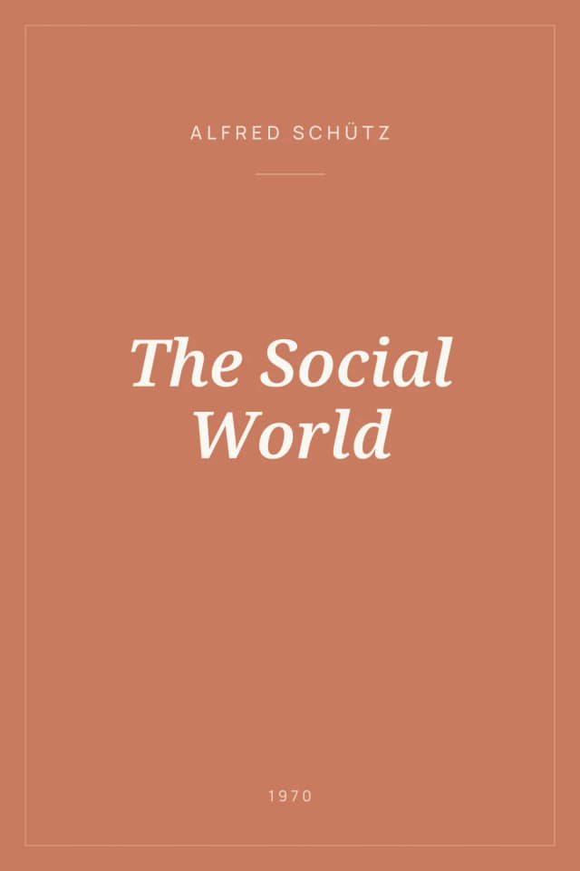 Portada de The Social World