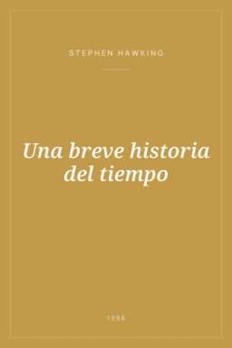 Portada de Una breve historia del tiempo