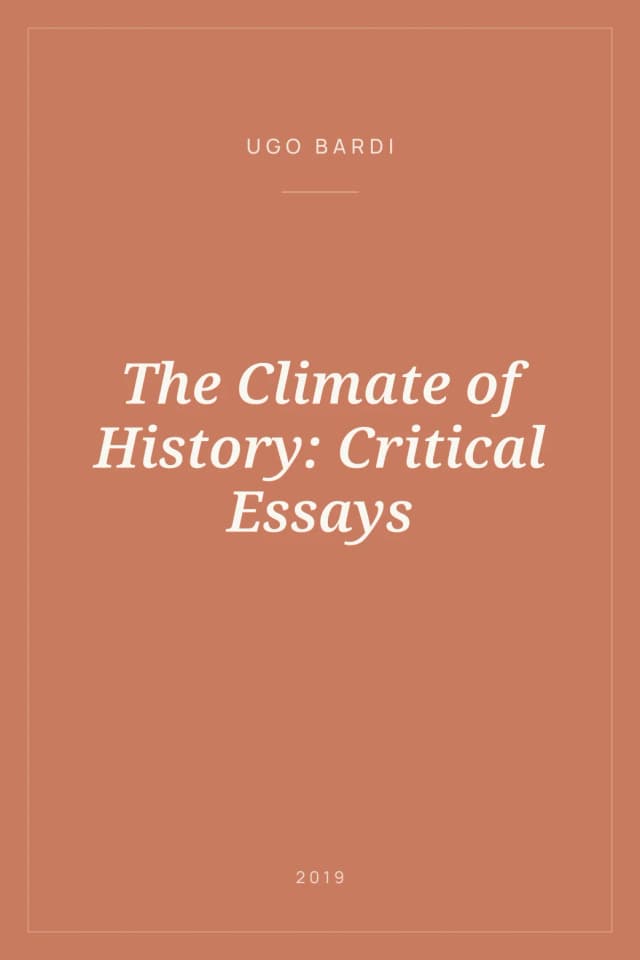 Portada de The Climate of History: Critical Essays