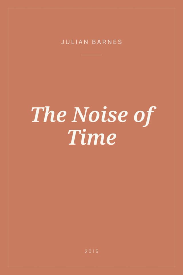 Portada de The Noise of Time
