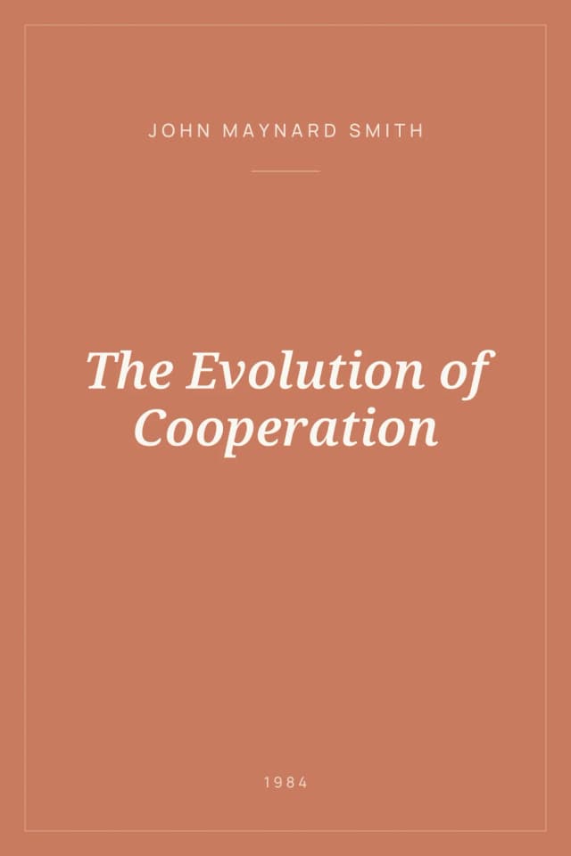 Portada de The Evolution of Cooperation