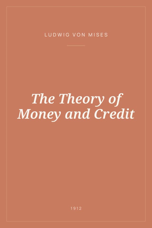 Portada de The Theory of Money and Credit