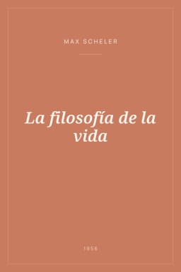 Portada de La filosofía de la vida