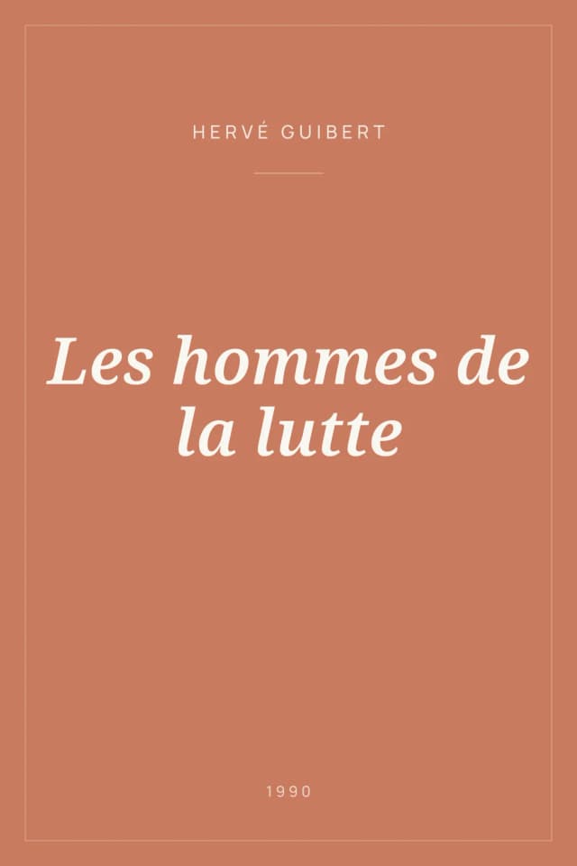 Portada de Les hommes de la lutte