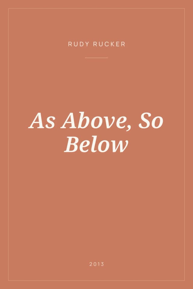 Portada de As Above, So Below