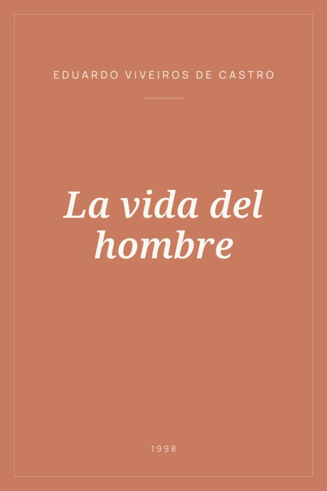 Portada de La vida del hombre