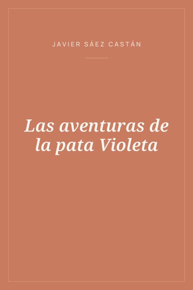 Portada de Las aventuras de la pata Violeta