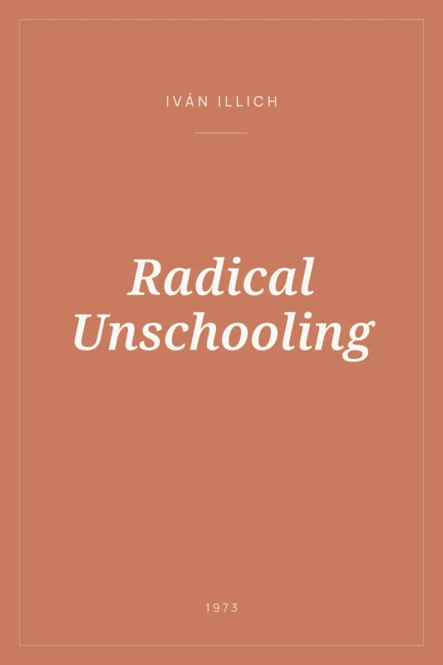 Portada de Radical Unschooling