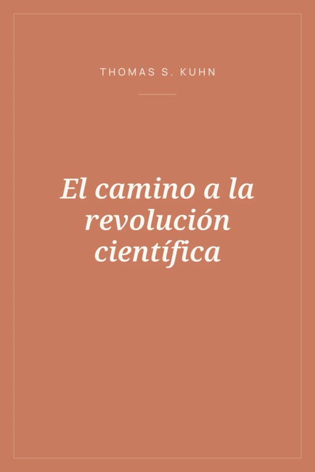 Portada de El camino a la revolución científica