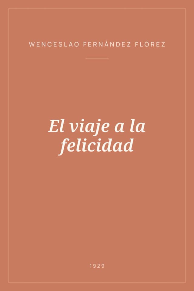 Portada de El viaje a la felicidad