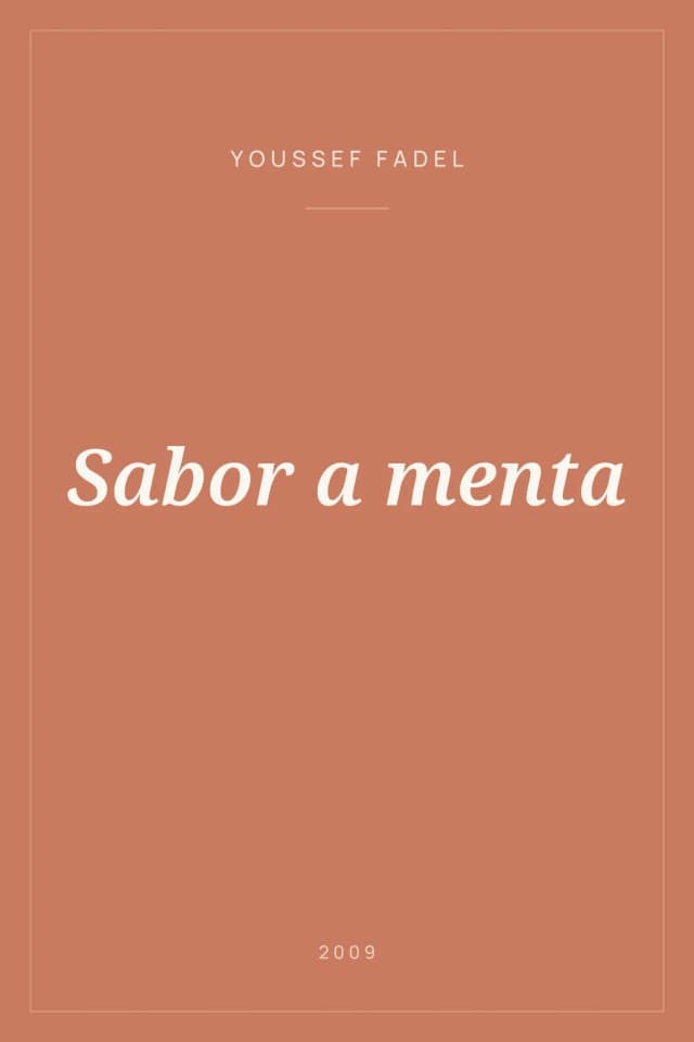 Portada de Sabor a menta
