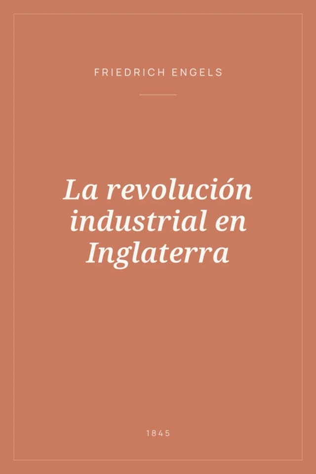 Portada de La revolución industrial en Inglaterra