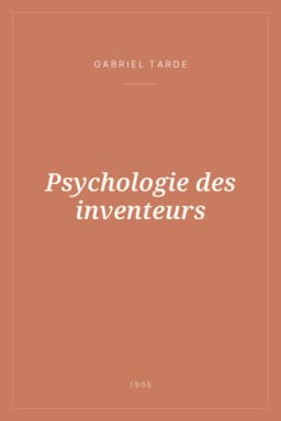 Portada de Psychologie des inventeurs