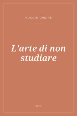 Portada de L'arte di non studiare