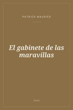 Portada de El gabinete de las maravillas