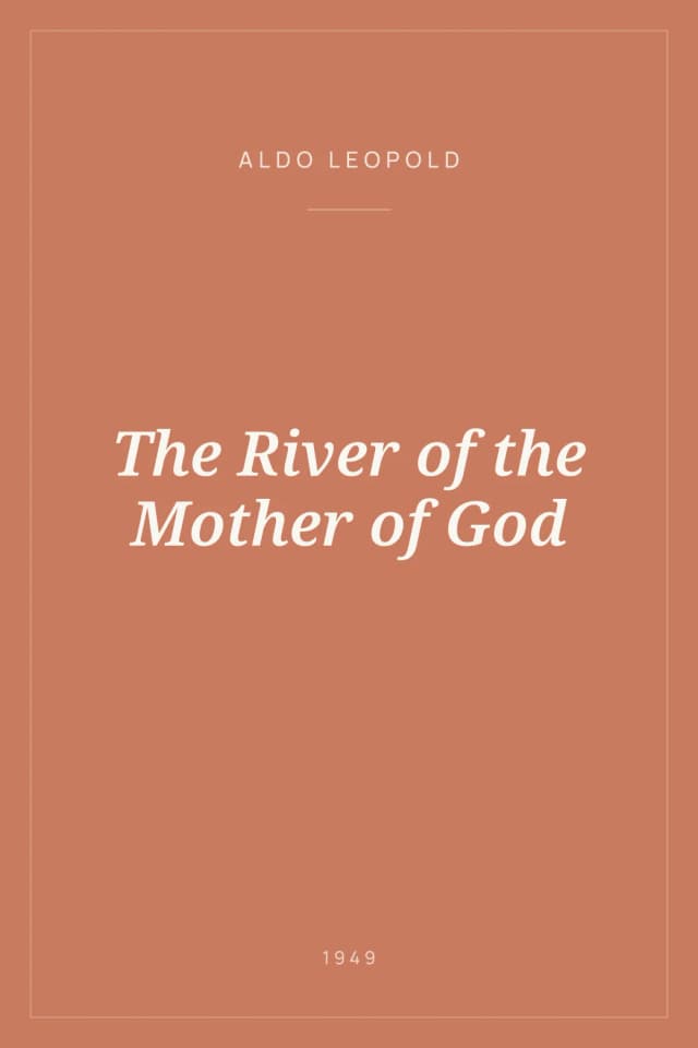 Portada de The River of the Mother of God