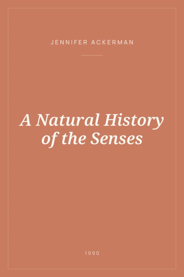 Portada de A Natural History of the Senses