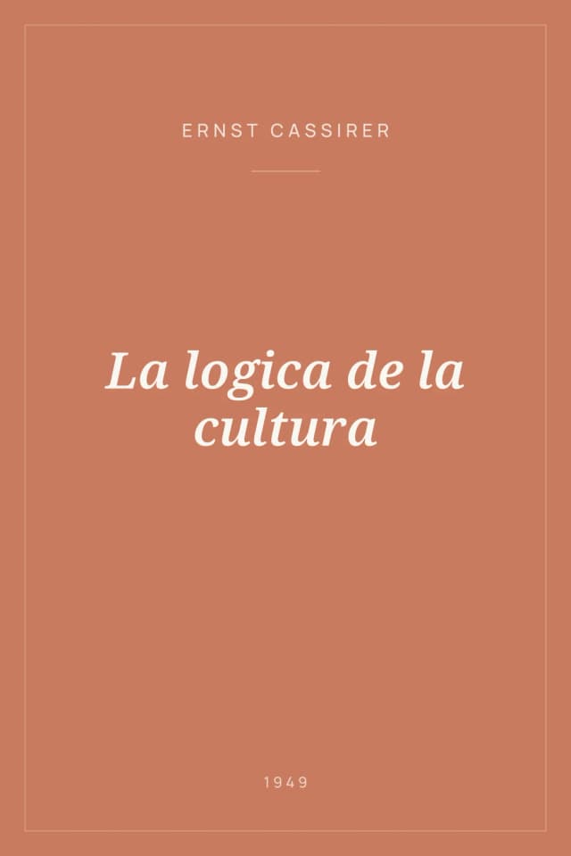 Portada de La logica de la cultura