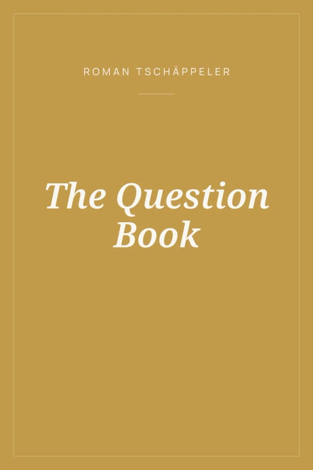 Portada de The Question Book