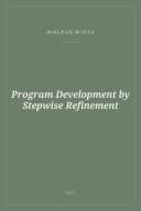 Portada de Program Development by Stepwise Refinement