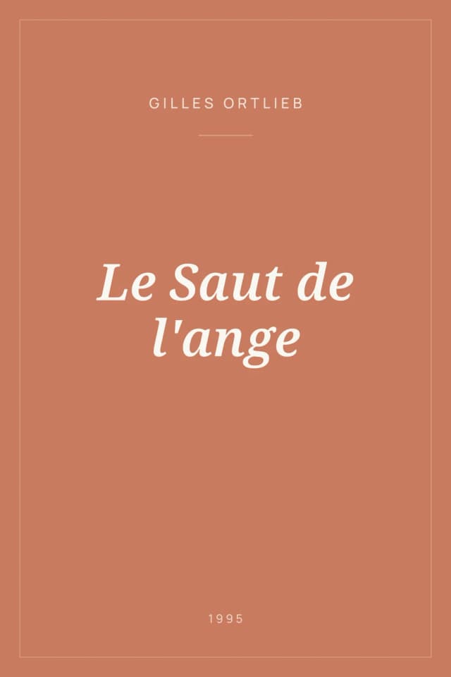 Portada de Le Saut de l'ange