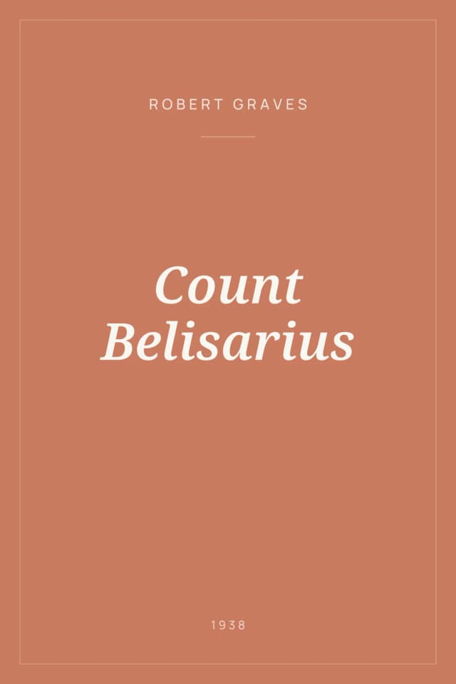 Portada de Count Belisarius