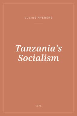 Portada de Tanzania's Socialism